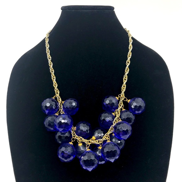 Vintage Royal Blue Necklace - Picture 1 of 8